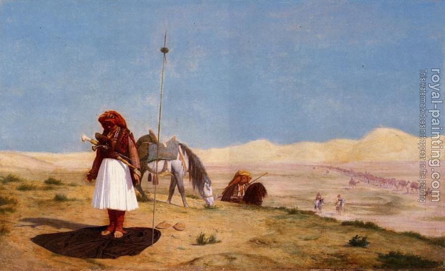Jean-Leon Gerome : Prayer in the Desert